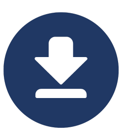 Decorative icon with down arrow and solid line. Decorative icon with down arrow and solid line.